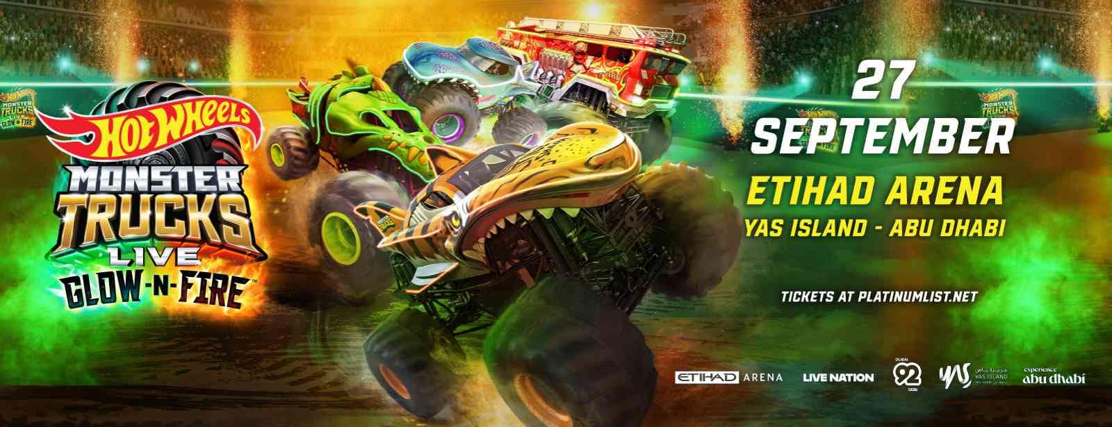Hot Wheels Monster Trucks Live™: Glow-N-Fire in Abu Dhabi – Automotive Hot Wheels Monster Trucks Live™: Glow-N-Fire in Abu Dhabi – Automotive