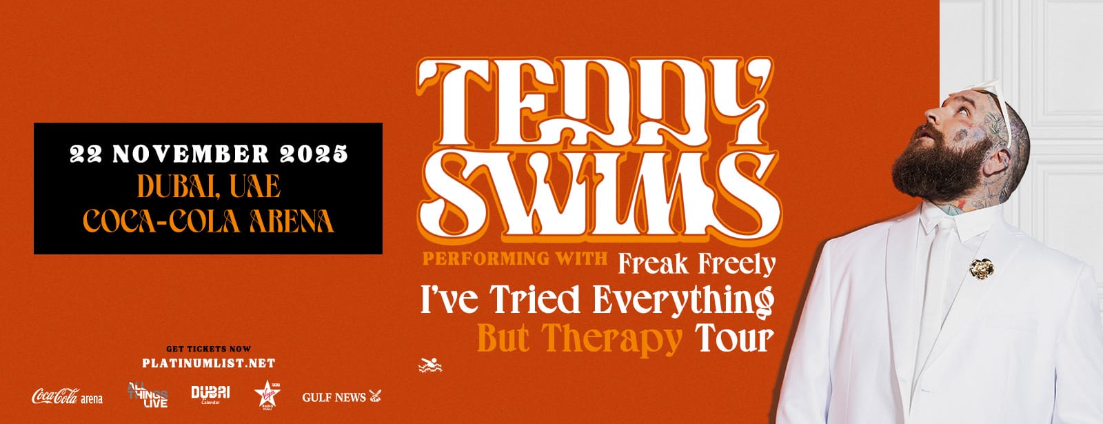 Teddy Swims Live at Coca-Cola Arena in Dubai – Concerts Teddy Swims Live at Coca-Cola Arena in Dubai – Concerts