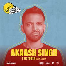 Akaash Singh Live at Dubai Comedy Festival 2025 Comedy Events