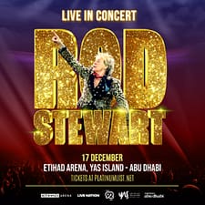 Rod Stewart at Etihad Arena in Abu Dhabi Concerts