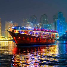 Dubai Marina Luxury Dhow Dinner Cruise – Brunches Dubai Marina Luxury Dhow Dinner Cruise Brunches