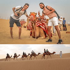 Morning Desert Safari Dubai with Dune Bashing, Sand Boarding & Camel Ride – Desert safaris Morning Desert Safari Dubai with Dune Bashing