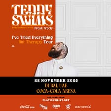 Teddy Swims Live at Coca-Cola Arena in Dubai Concerts