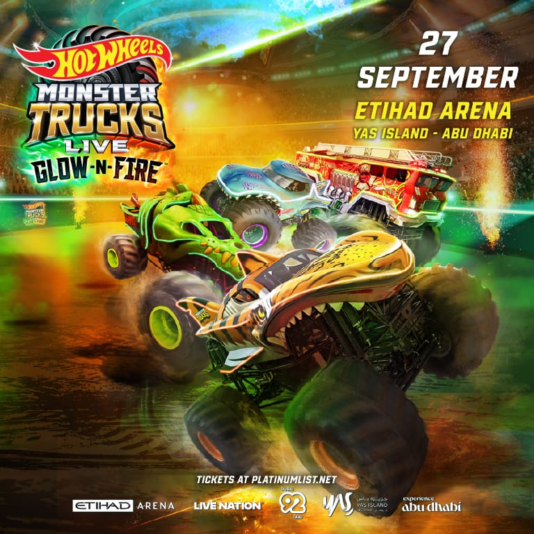 Hot Wheels Monster Trucks Live™: Glow-N-Fire in Abu Dhabi – Automotive Hot Wheels Monster Trucks Live™: Glow-N-Fire in Abu Dhabi Automotive